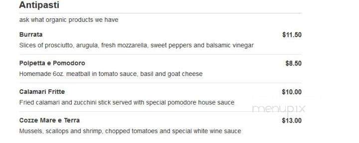 Mare e Terra - Sarasota, FL menu_pic
