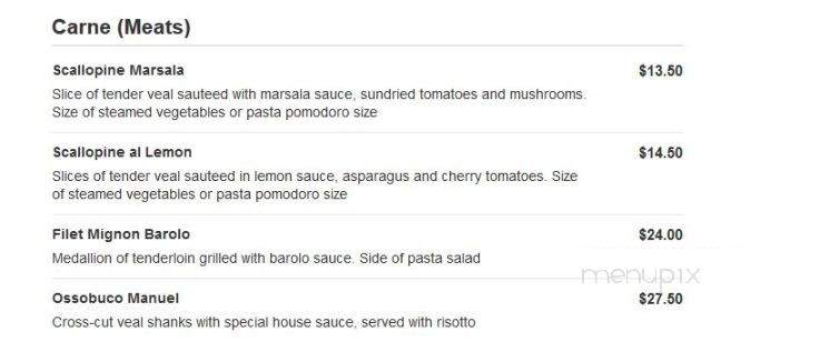 Mare e Terra - Sarasota, FL menu_pic