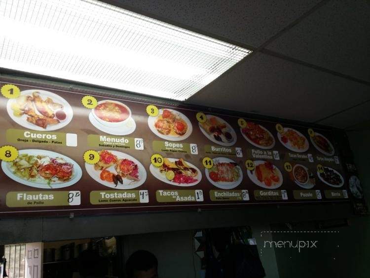 Restaurant Duran Y Familia - Sylmar, CA menu_pic
