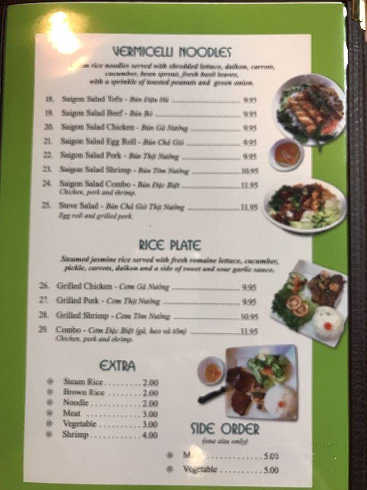 Pho Golden - Port Orchard, WA menu_pic