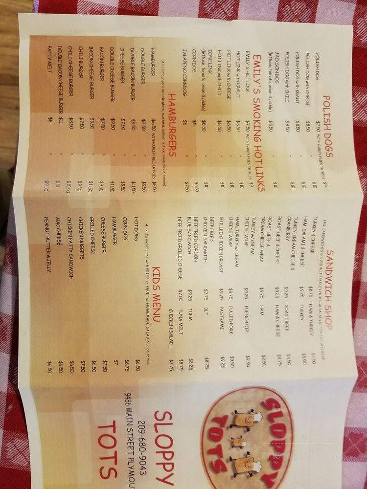/28984809/Sloppy-Tots-Menu-Plymouth-CA - Plymouth, CA
