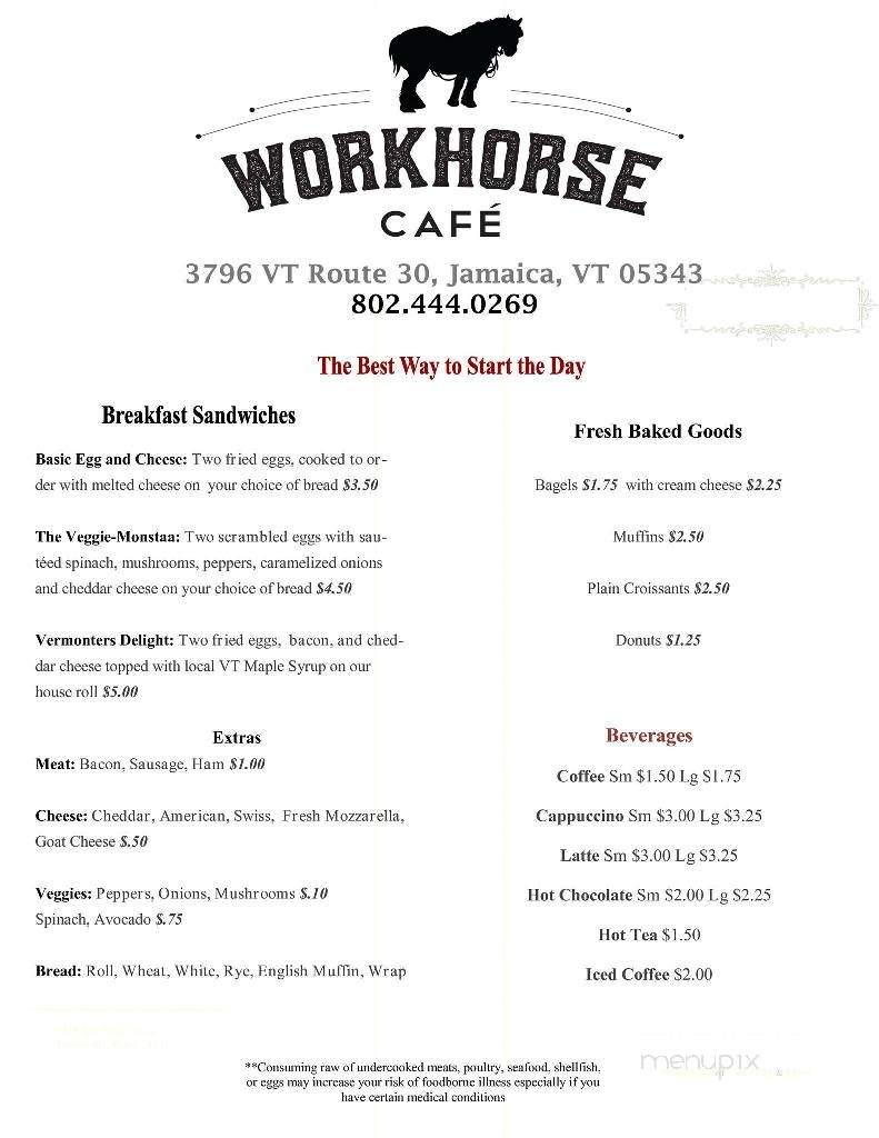 /28988143/Workhorse-Cafe-Jamaica-VT - Jamaica, VT