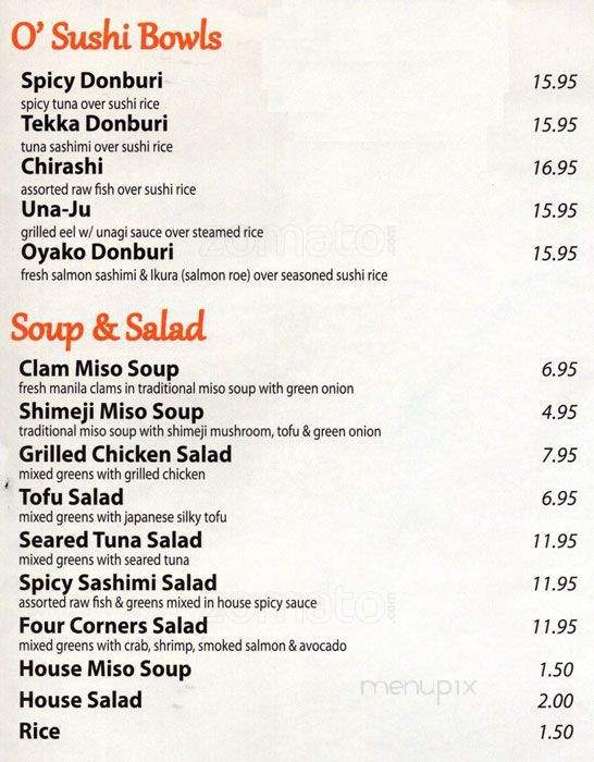 A's Sushi - Newark, CA menu_pic