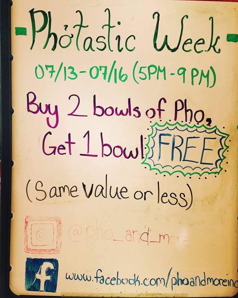 Pho And More - Jacksonville, AR menu_pic