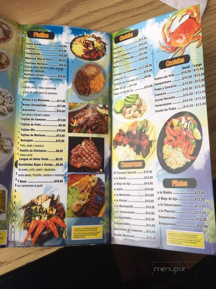 Tsunami Taqueria Y Marisco - Milwaukee, WI menu_pic