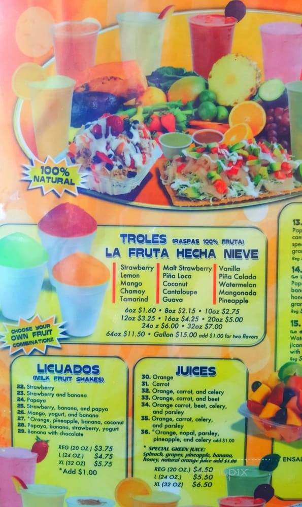 El Kiosko - Houston, TX menu_pic