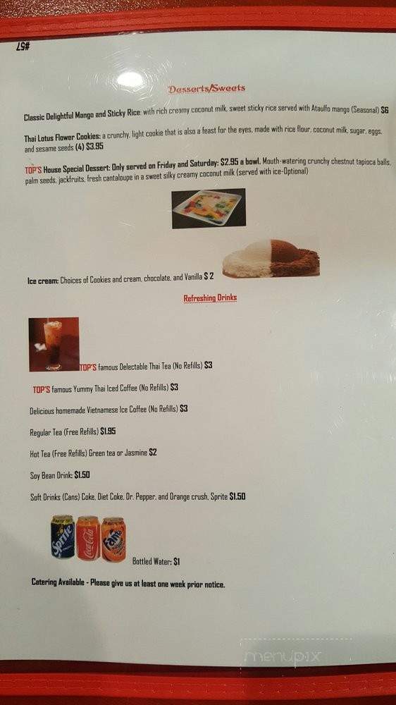 Thai or Pho - Yukon, OK menu_pic