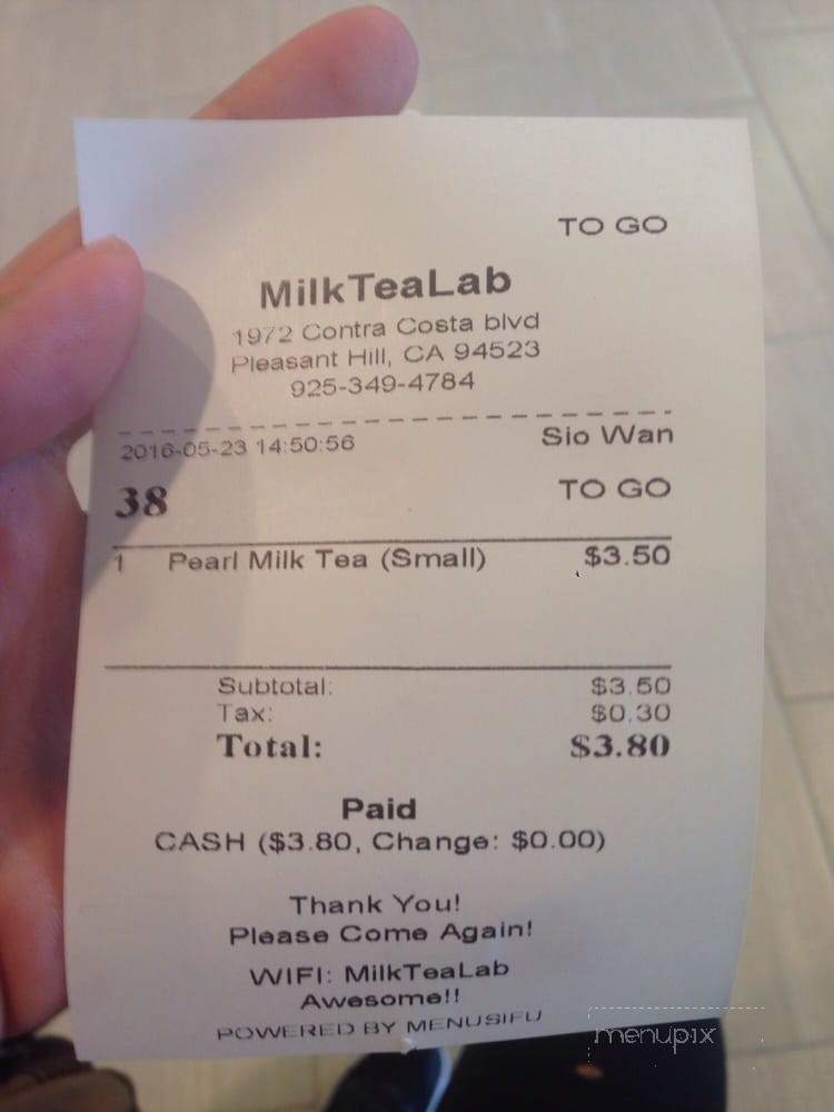 /28995874/Milk-Tea-Lab-Menu-Pleasant-Hill-CA - Pleasant Hill, CA