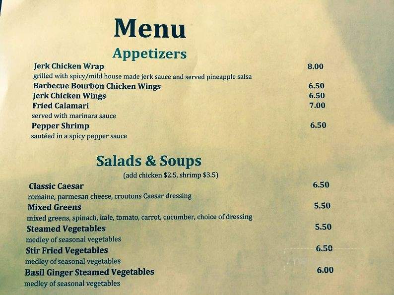 Jemz - Crown Heights, NY menu_pic