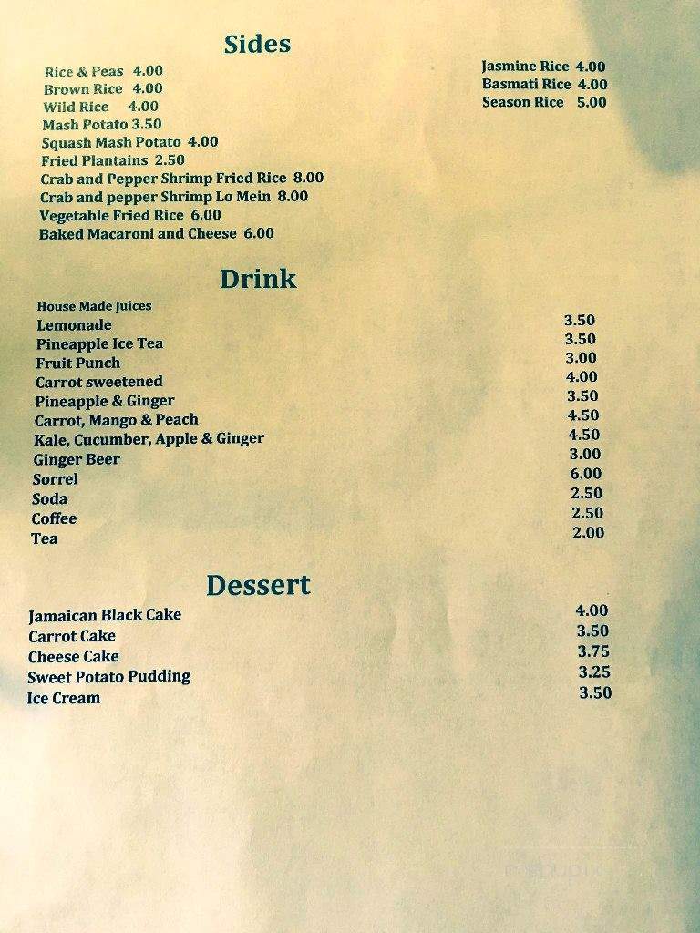 Jemz - Crown Heights, NY menu_pic