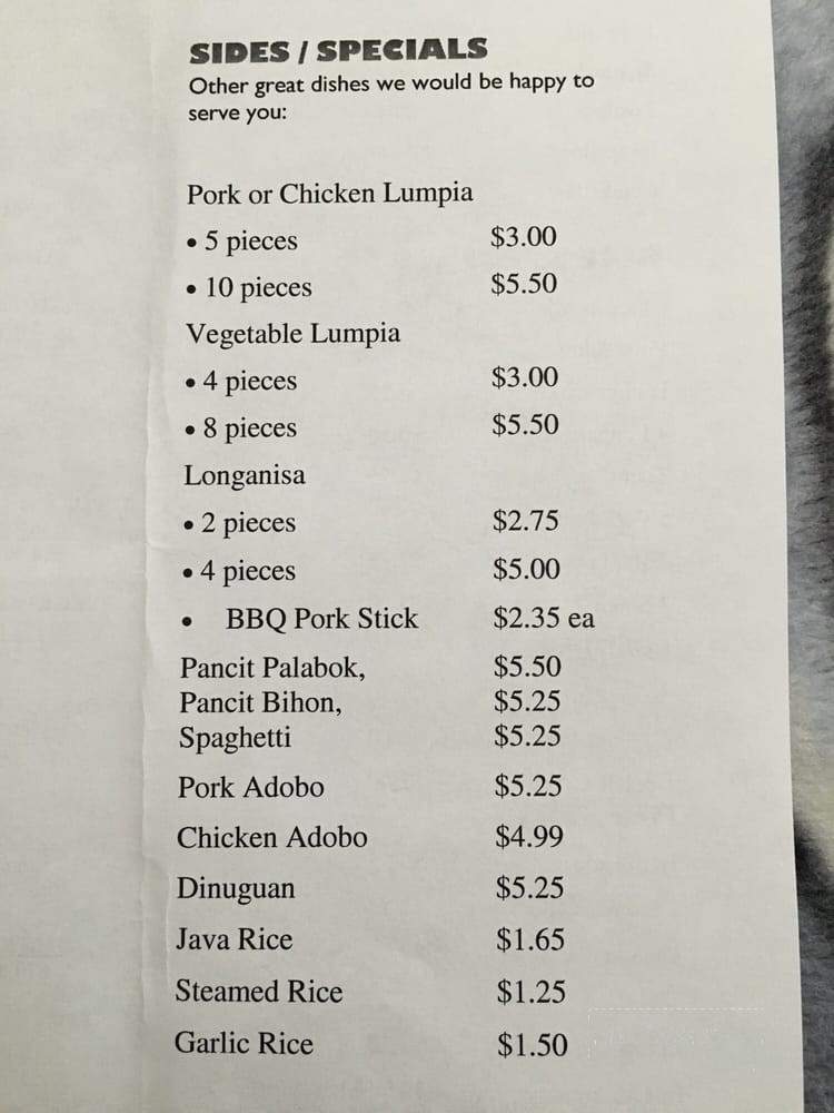 Savory Fried Chicken - Sacramento, CA menu_pic