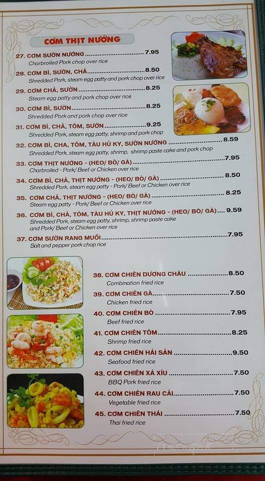 PhoCali Vietnamese Family Noodles Restaurant - Superior, WI menu_pic