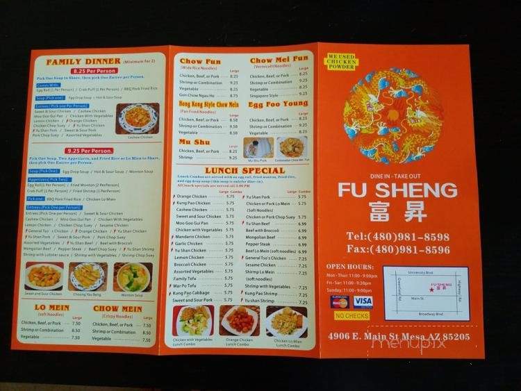 /29000297/Fu-Sheng-Menu-Mesa-AZ - Mesa, AZ