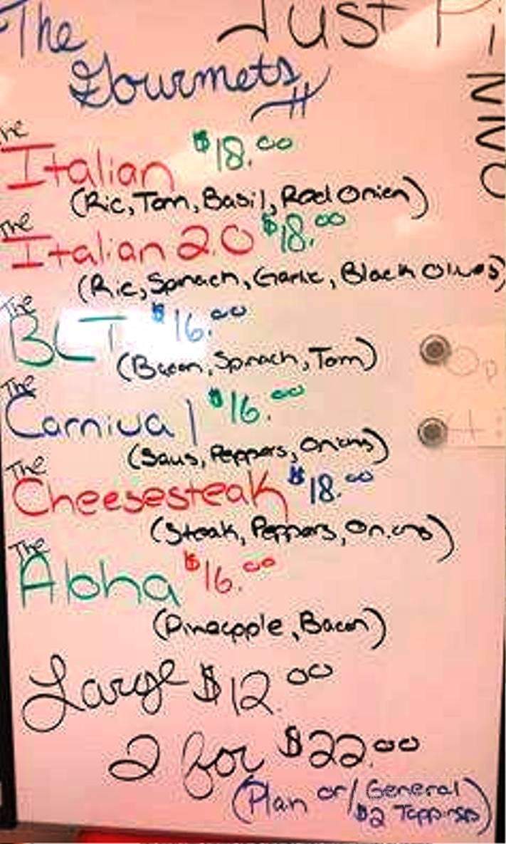 Just Pizza - Mays Landing, NJ menu_pic