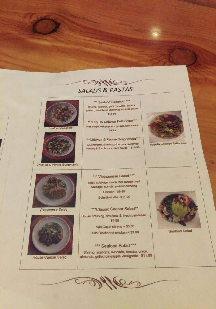 La Vella Villa Grill - Big Bear Lake, CA menu_pic