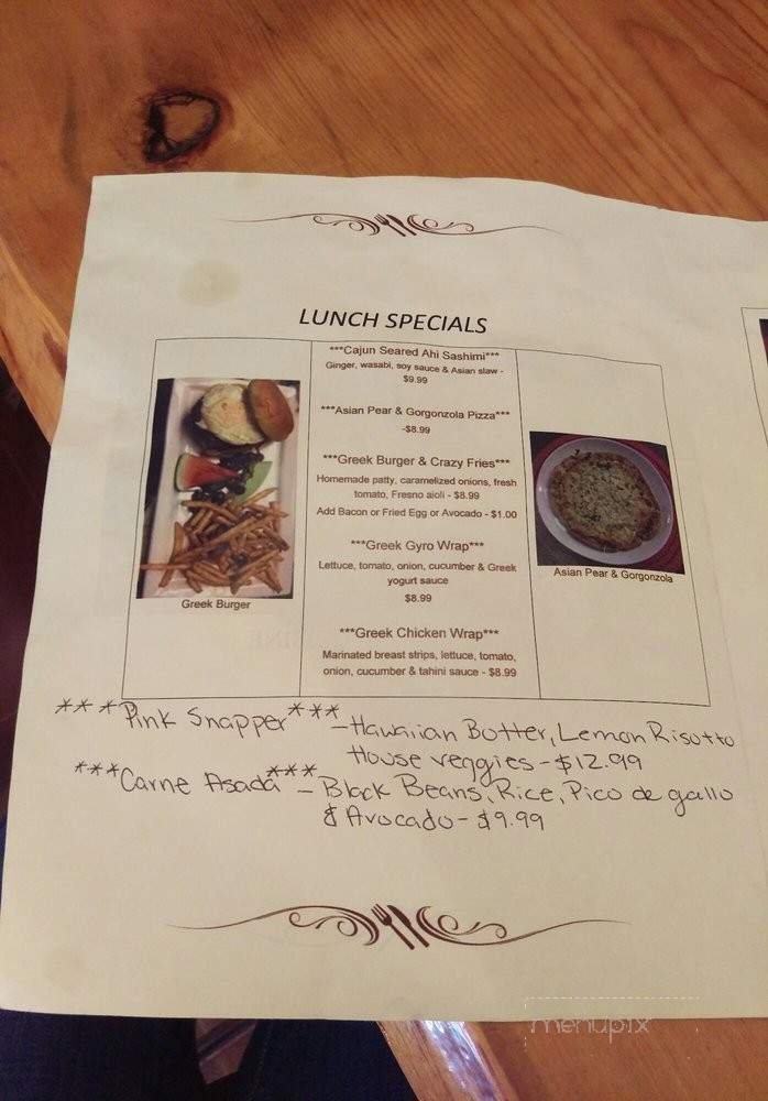 La Vella Villa Grill - Big Bear Lake, CA menu_pic