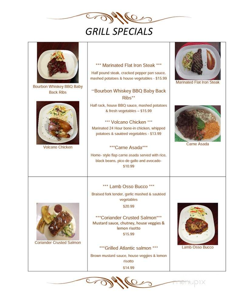 La Vella Villa Grill - Big Bear Lake, CA menu_pic