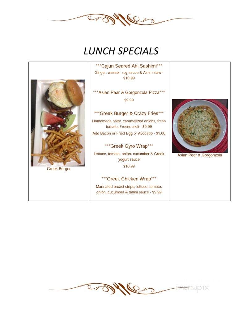 La Vella Villa Grill - Big Bear Lake, CA menu_pic