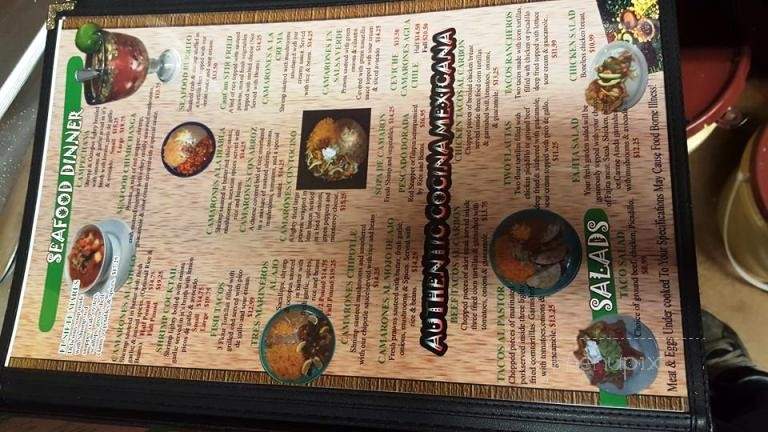 Los Cantaritos - Twisp, WA menu_pic