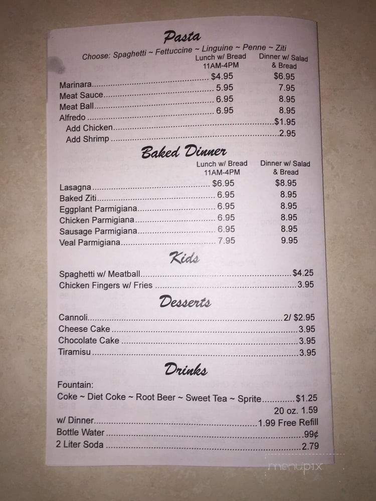 Saldo's Pizzeria - Ormond Beach, FL menu_pic