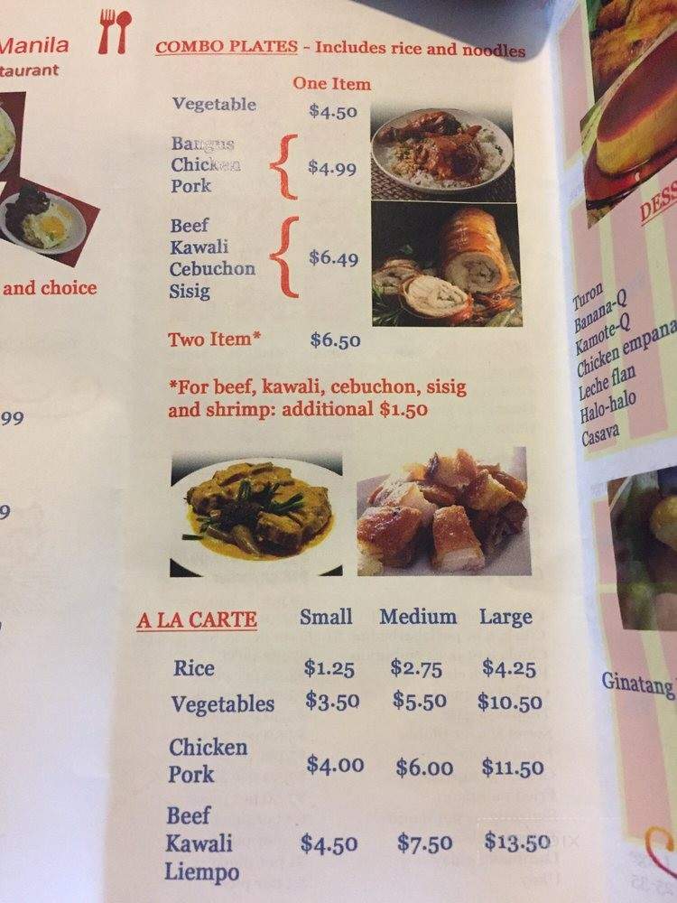 Lechon de Manila - Van Nuys, CA menu_pic