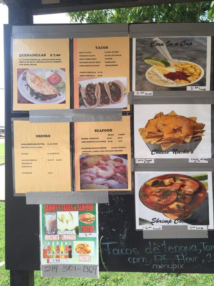 Sammy's Tacos - Waxahachie, TX menu_pic