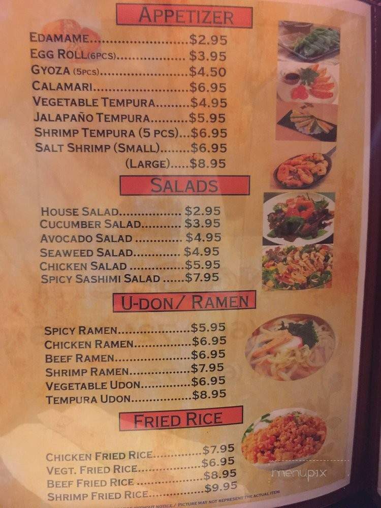 King Sushi - Delano, CA menu_pic