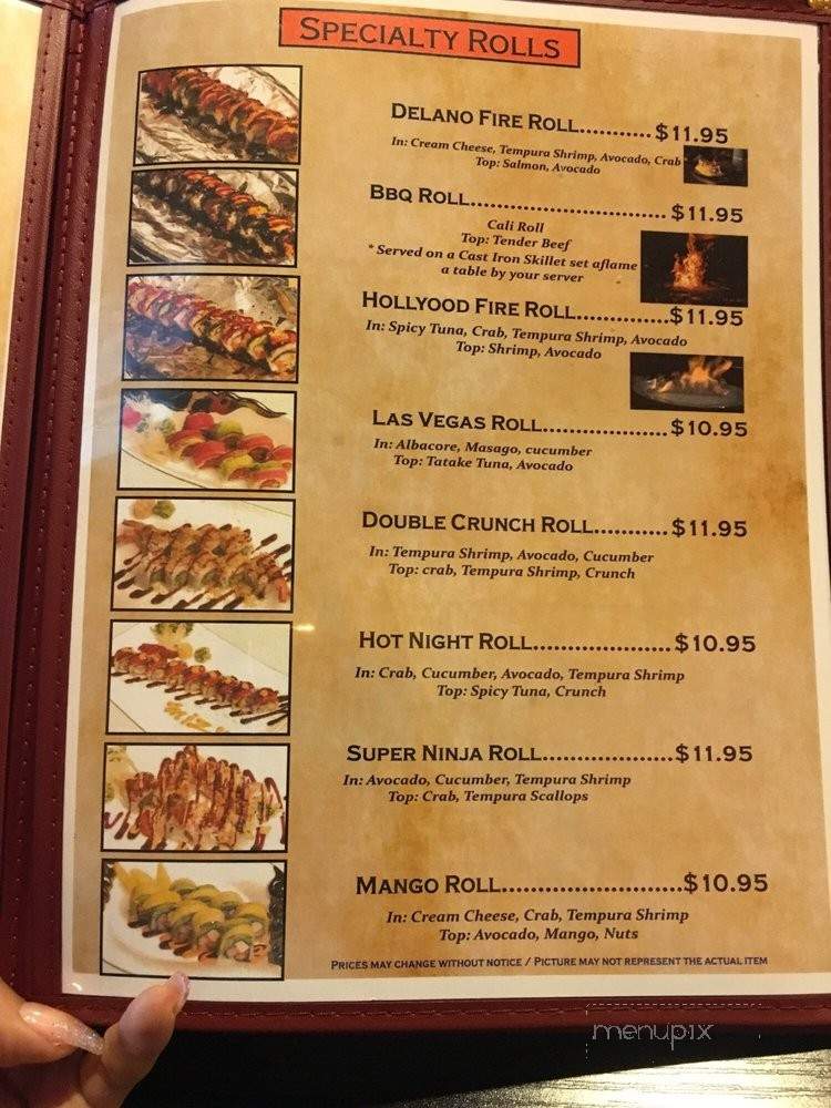 King Sushi - Delano, CA menu_pic