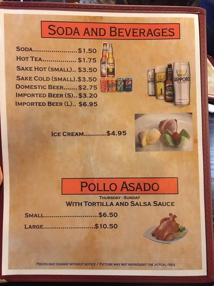 King Sushi - Delano, CA menu_pic