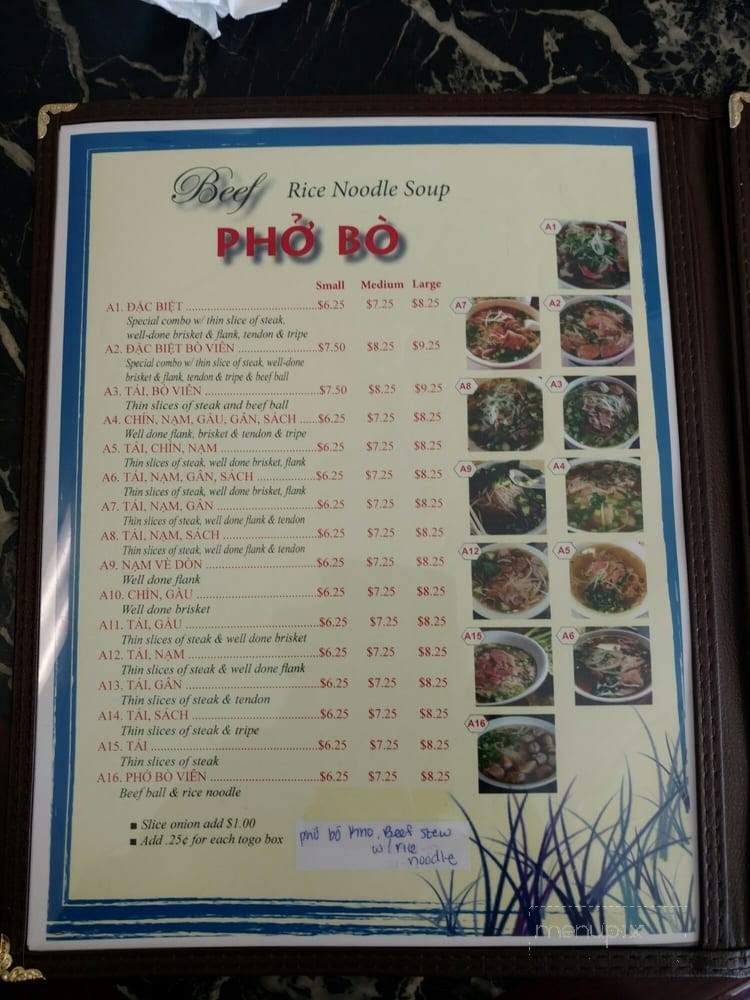 Pho Lan - Antioch, CA menu_pic
