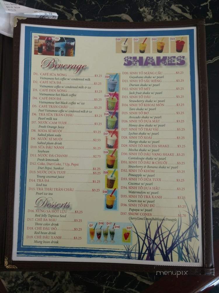 Pho Lan - Antioch, CA menu_pic