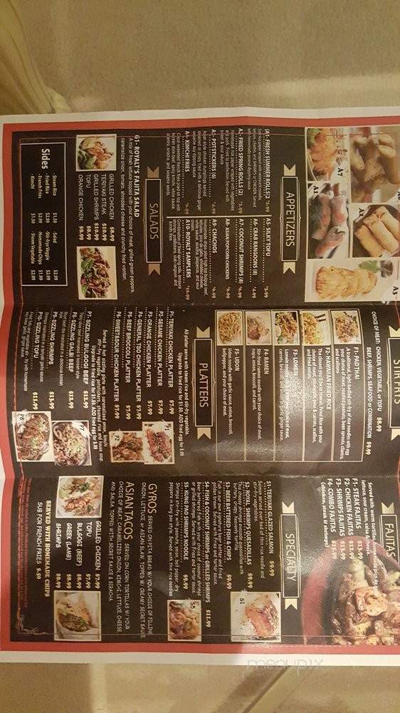 Royal T Asian Noodle House & Tea - Oklahoma City, OK menu_pic