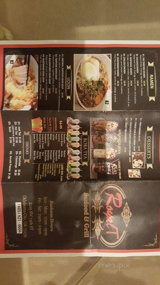 Royal T Asian Noodle House & Tea - Oklahoma City, OK menu_pic