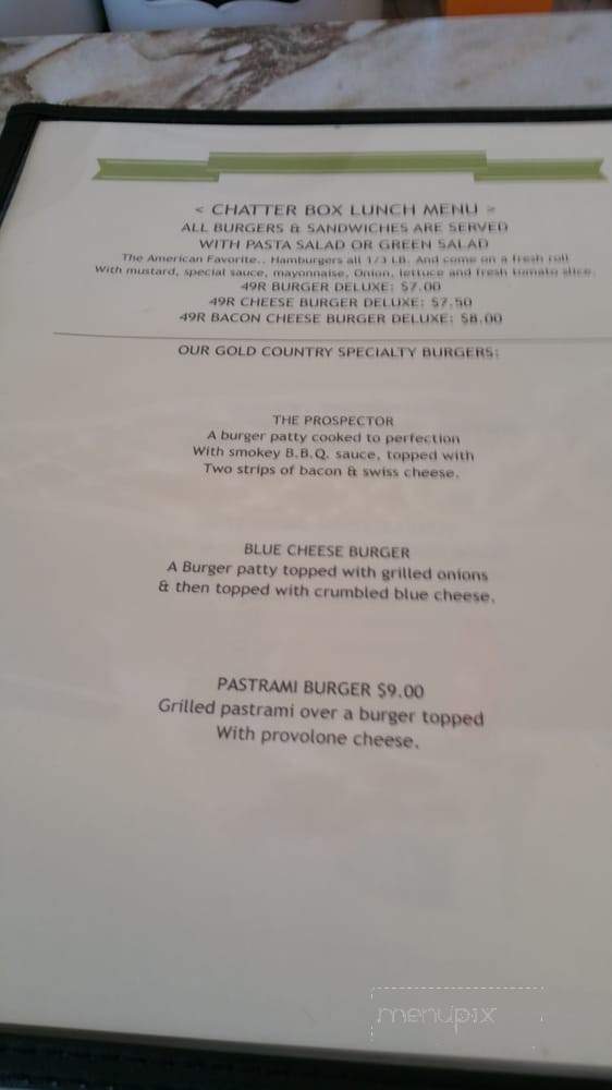 Chatter Box Again - Jackson, CA menu_pic