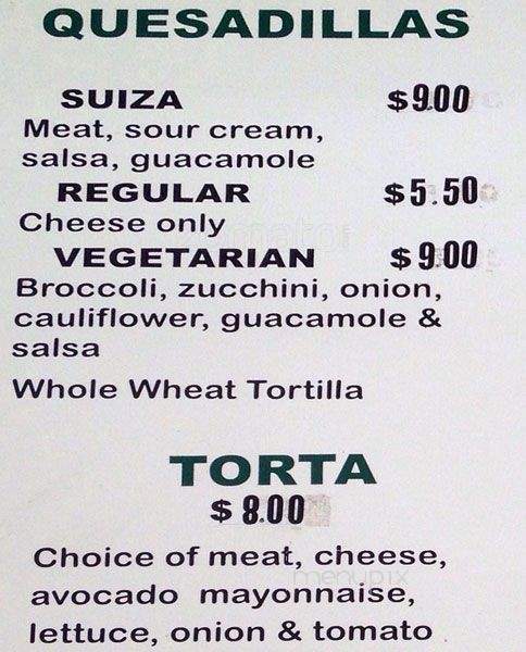 Taqueria Las Palmas - Porter, TX menu_pic