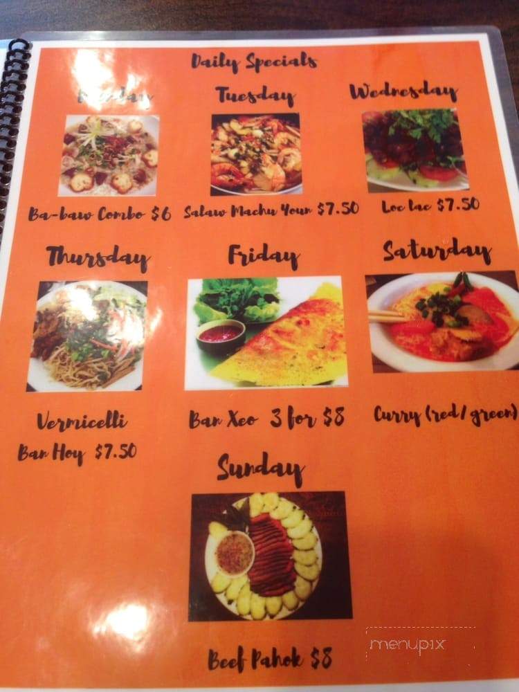 Khmer Family Cafe - Fresno, CA menu_pic