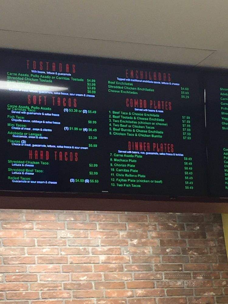 Rancho Viejo Mexican Food - San Diego, CA menu_pic