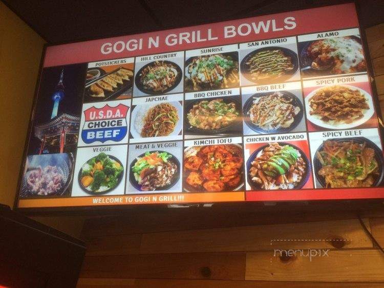 Gogi Street - San Antonio, TX menu_pic