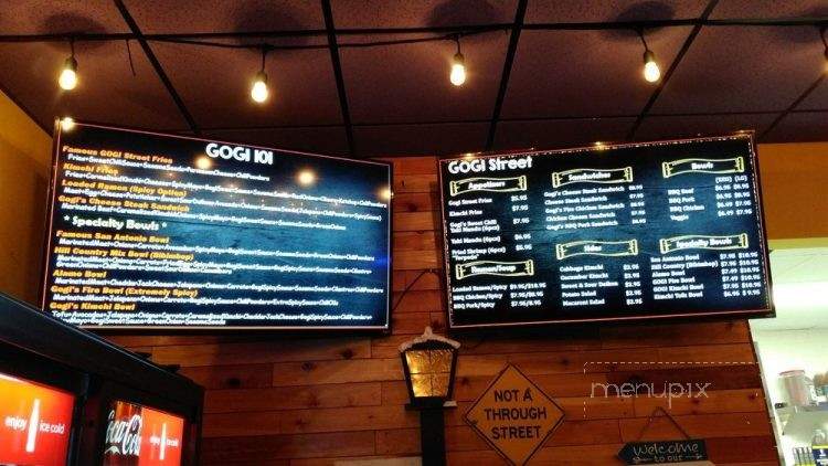 Gogi Street - San Antonio, TX menu_pic