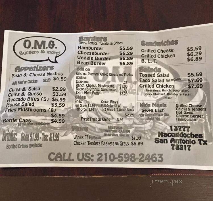 /29017909/O-M-G-Burgers-and-More-San-Antonio-TX - San Antonio, TX