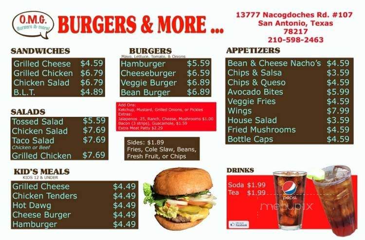 /29017909/O-M-G-Burgers-and-More-San-Antonio-TX - San Antonio, TX