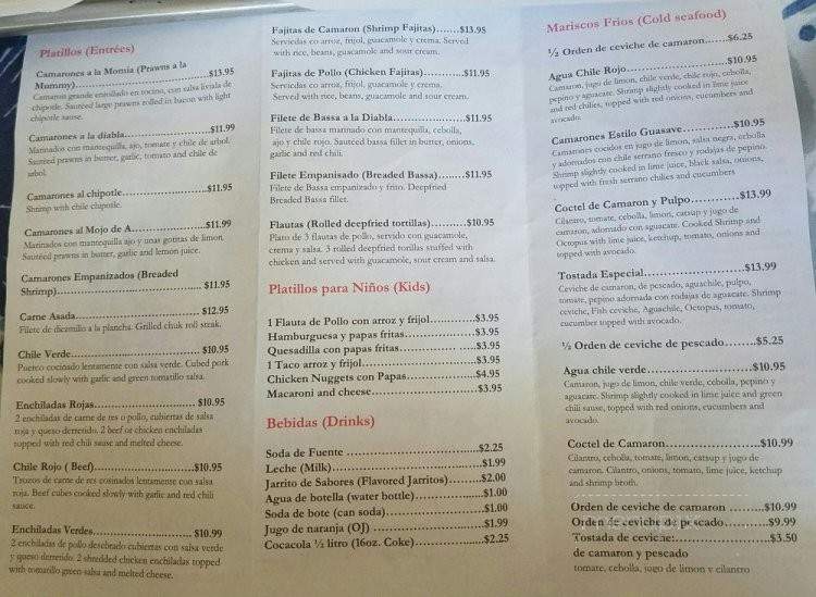 Taqueria 152 - Los Banos, CA menu_pic