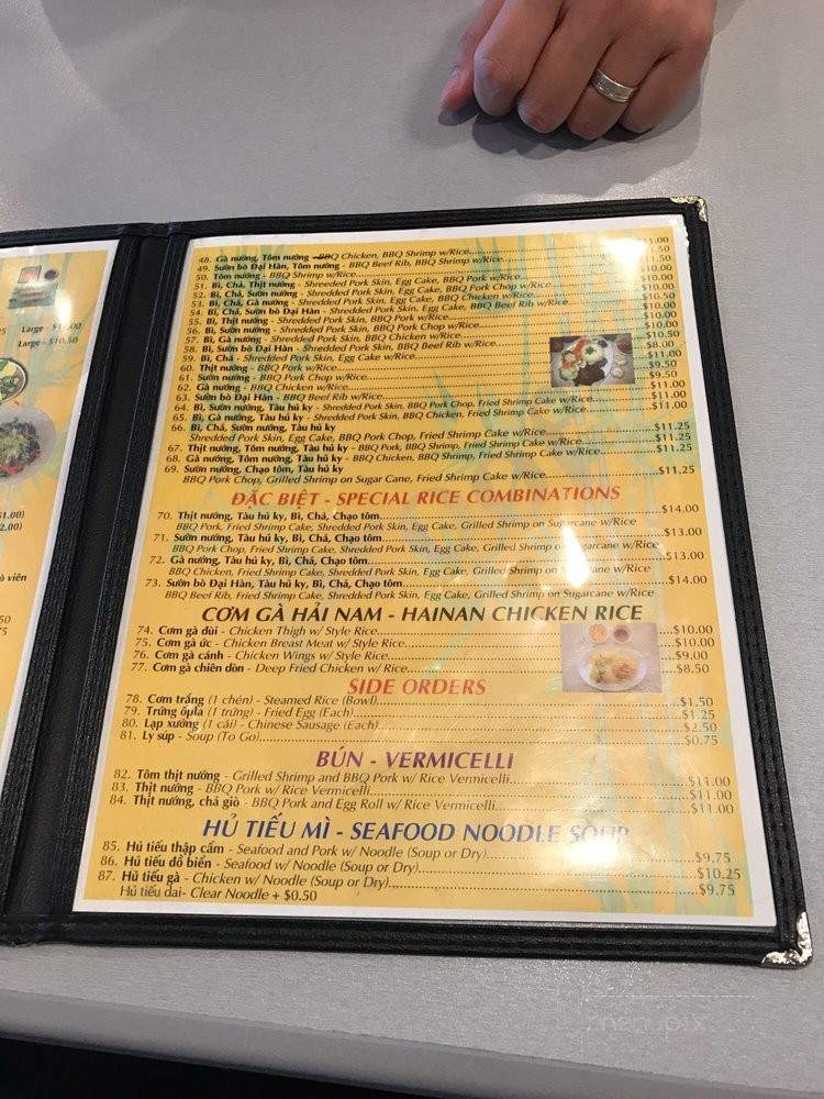 Com Tam Thien Huong - Sacramento, CA menu_pic
