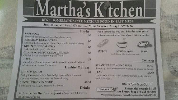 /29019259/Marthas-Kitchen-Menu-Mesa-AZ - Mesa, AZ