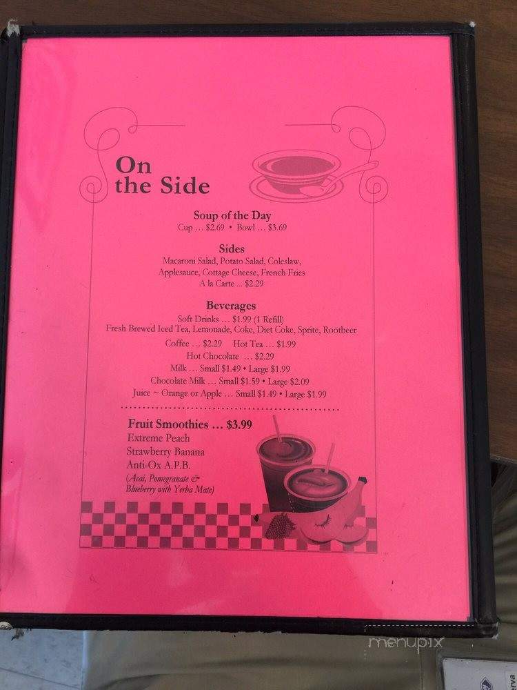 Susie's Homestyle Cafe - Vermilion, OH menu_pic