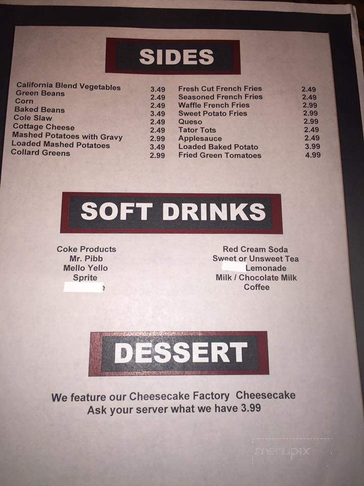 Sam's Place - Pleasant Hill, MO menu_pic