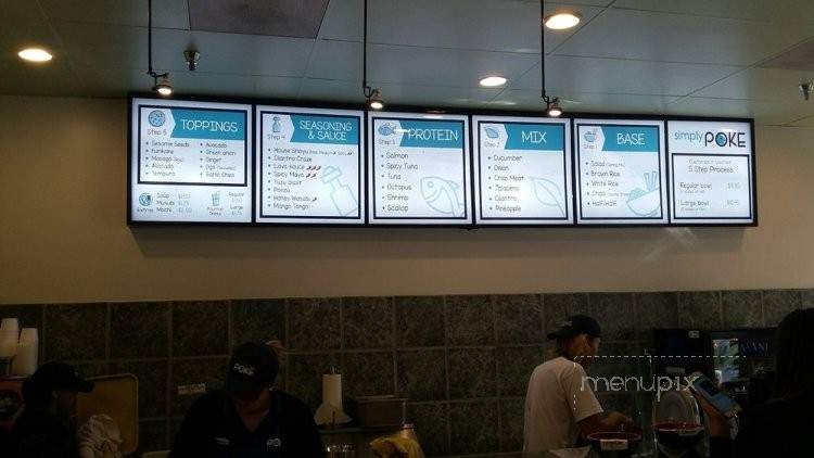 Simply Poke - Santa Fe Springs, CA menu_pic