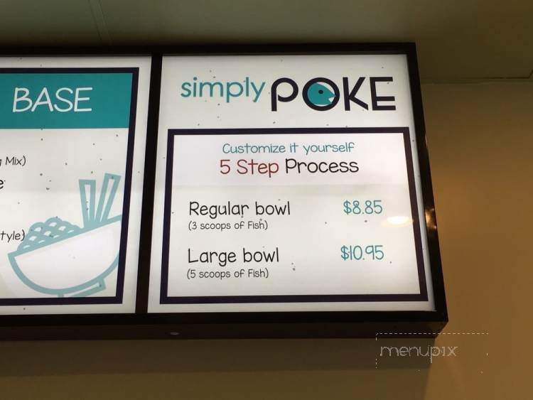 Simply Poke - Santa Fe Springs, CA menu_pic