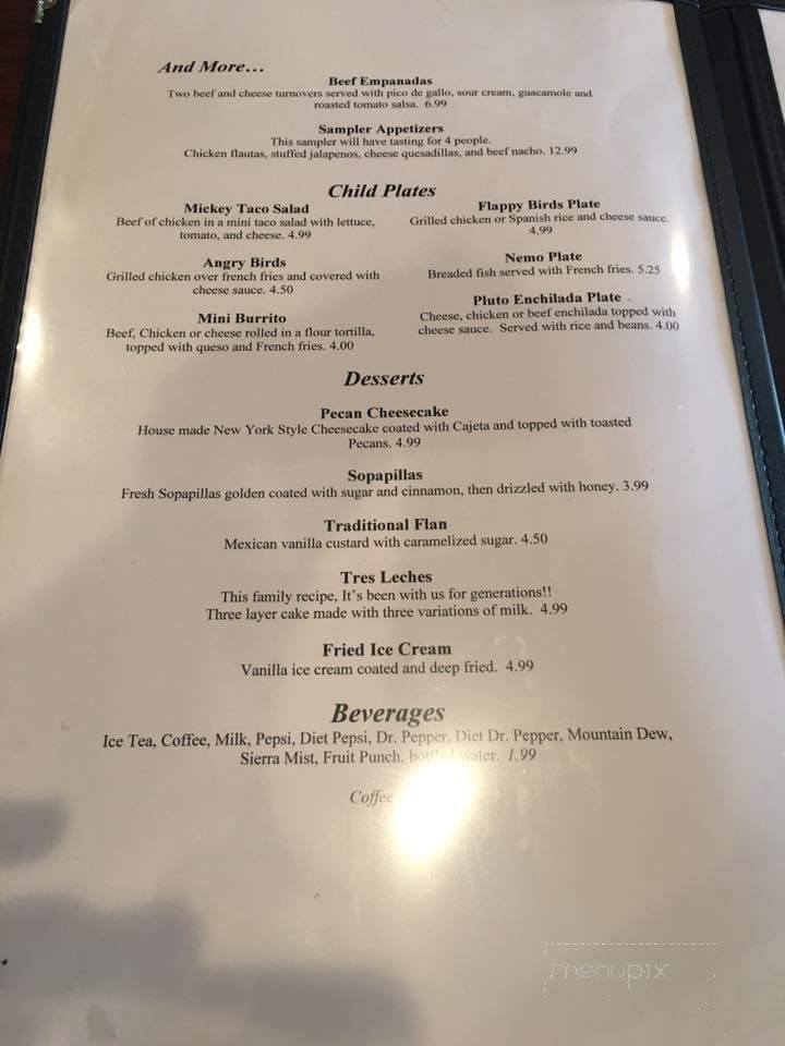 Nacho's Authentic Mexican - Cabot, AR menu_pic