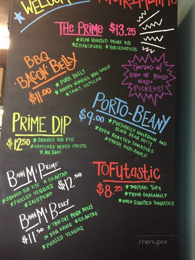 Prime Sandwiches - Honolulu, HI menu_pic